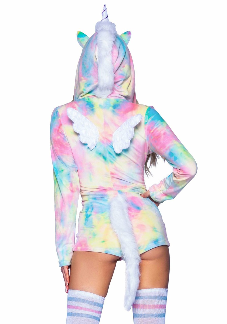 Kostuums Leg Avenue | Unicorn Tie-Dye Romper Multicolor