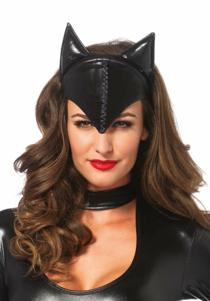 Accessories Leg Avenue | Feline Femme Fatale Mask Zwart