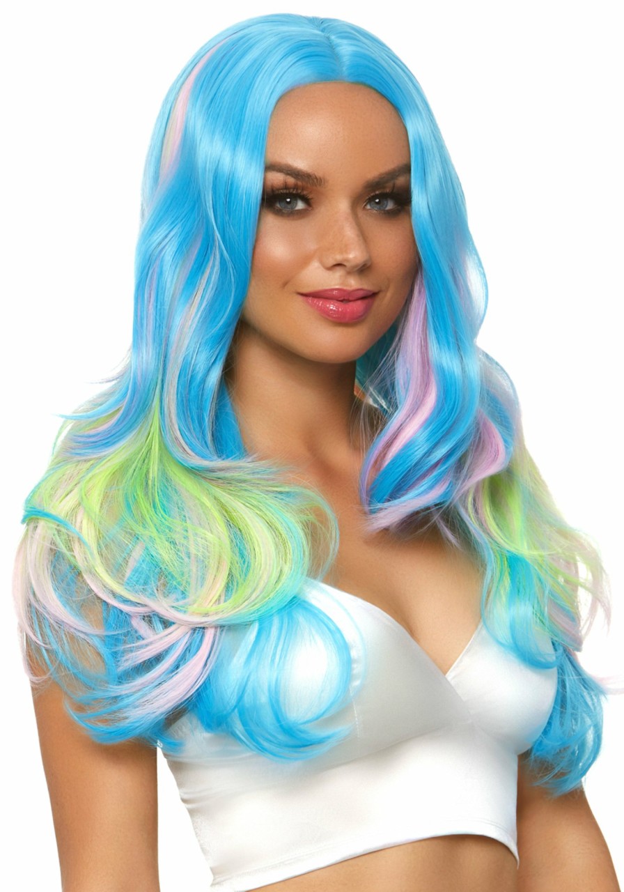 Accessories Leg Avenue | Mystic Hue Long Wig Multicolor