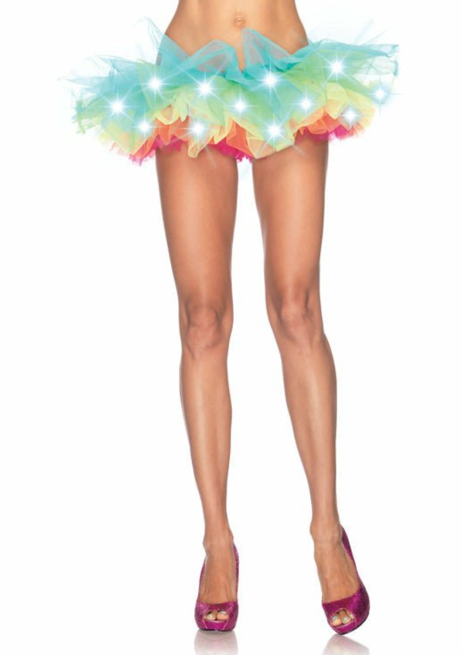 Accessories Leg Avenue | Led Light Up Tutu Multicolor