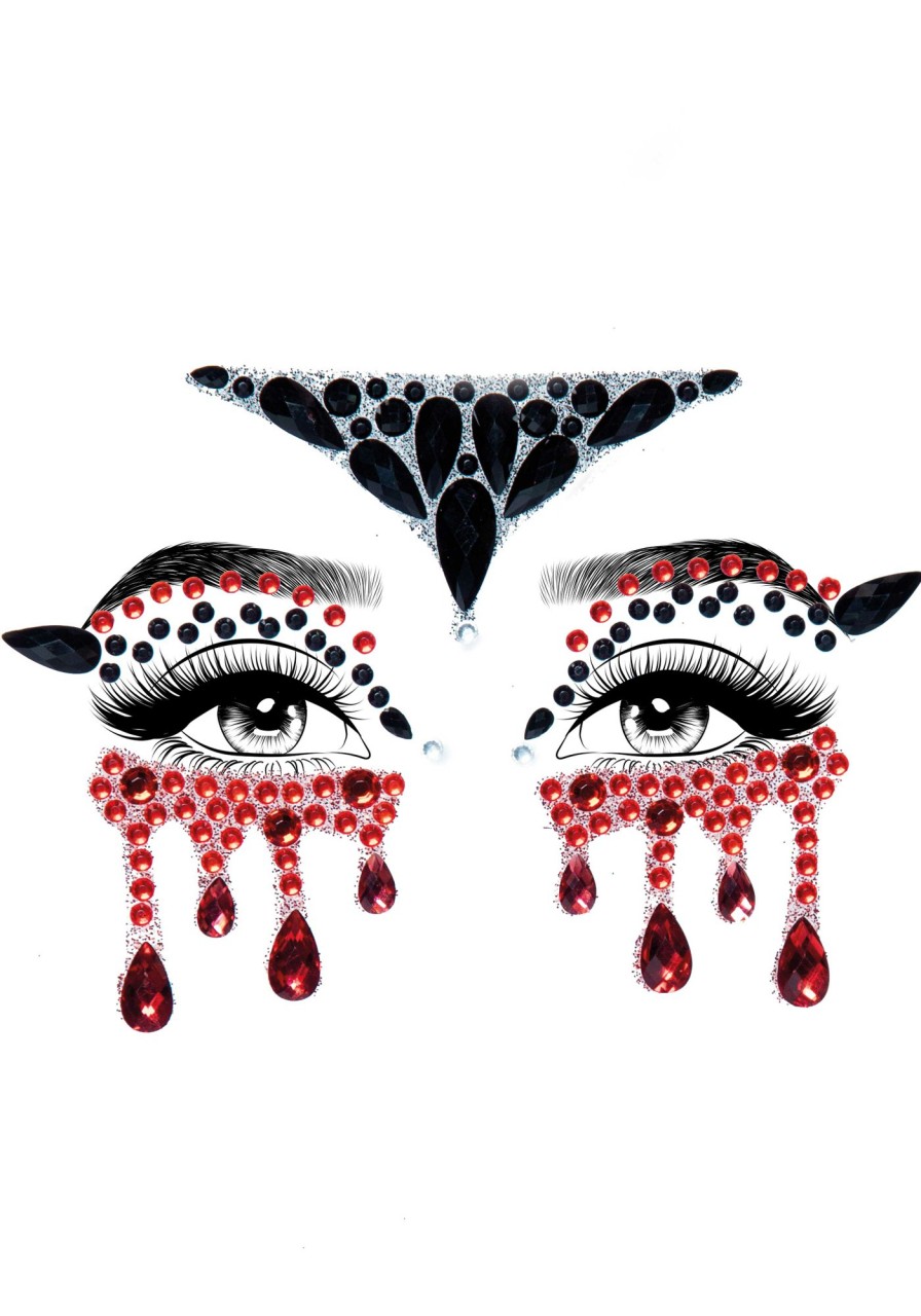 Accessories Leg Avenue | Vampire Face Jewels Sticker Multicolor