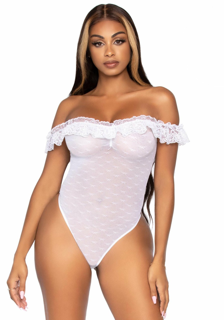 Lingerie Leg Avenue | Off The Shoulder Teddy Wit