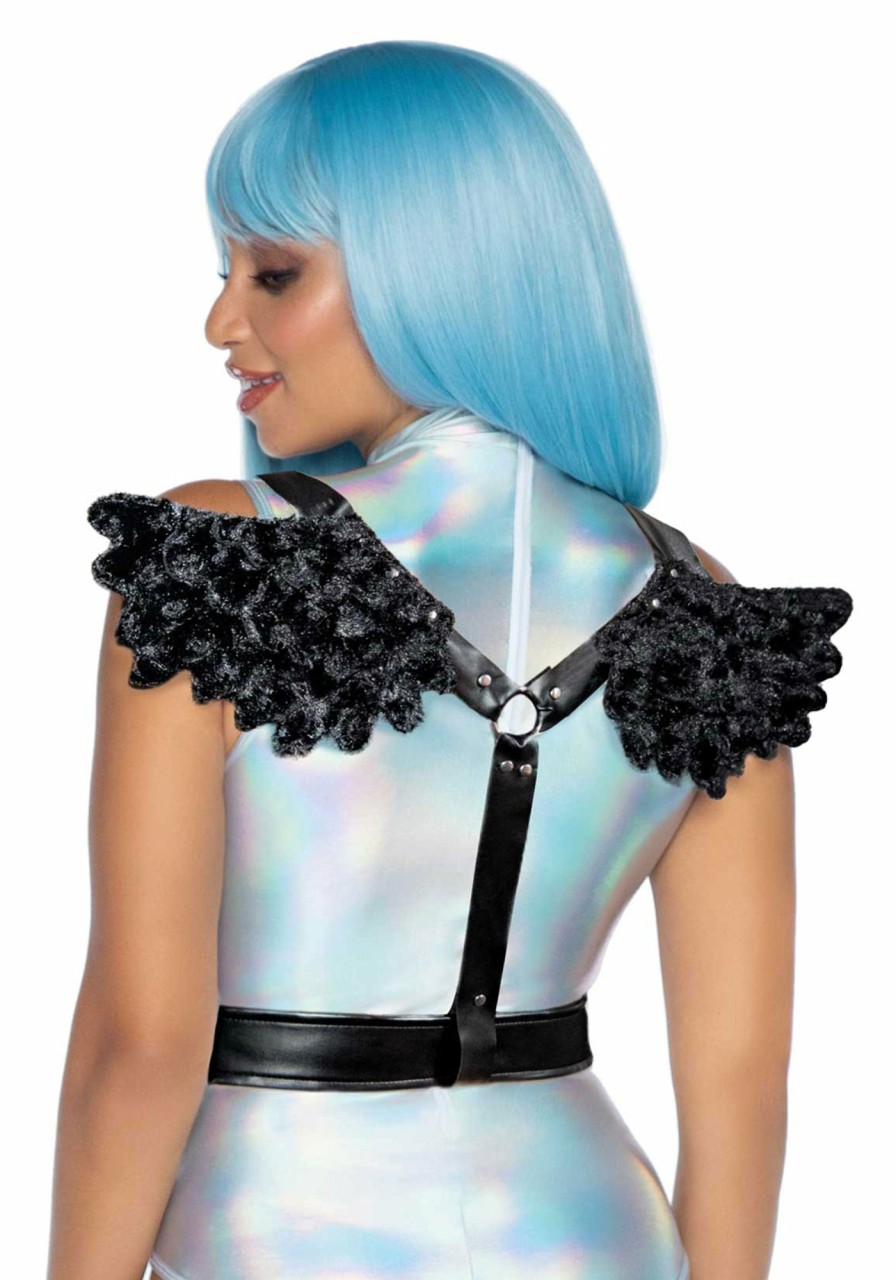 Accessories Leg Avenue | Furry Angel Wing Body Harness