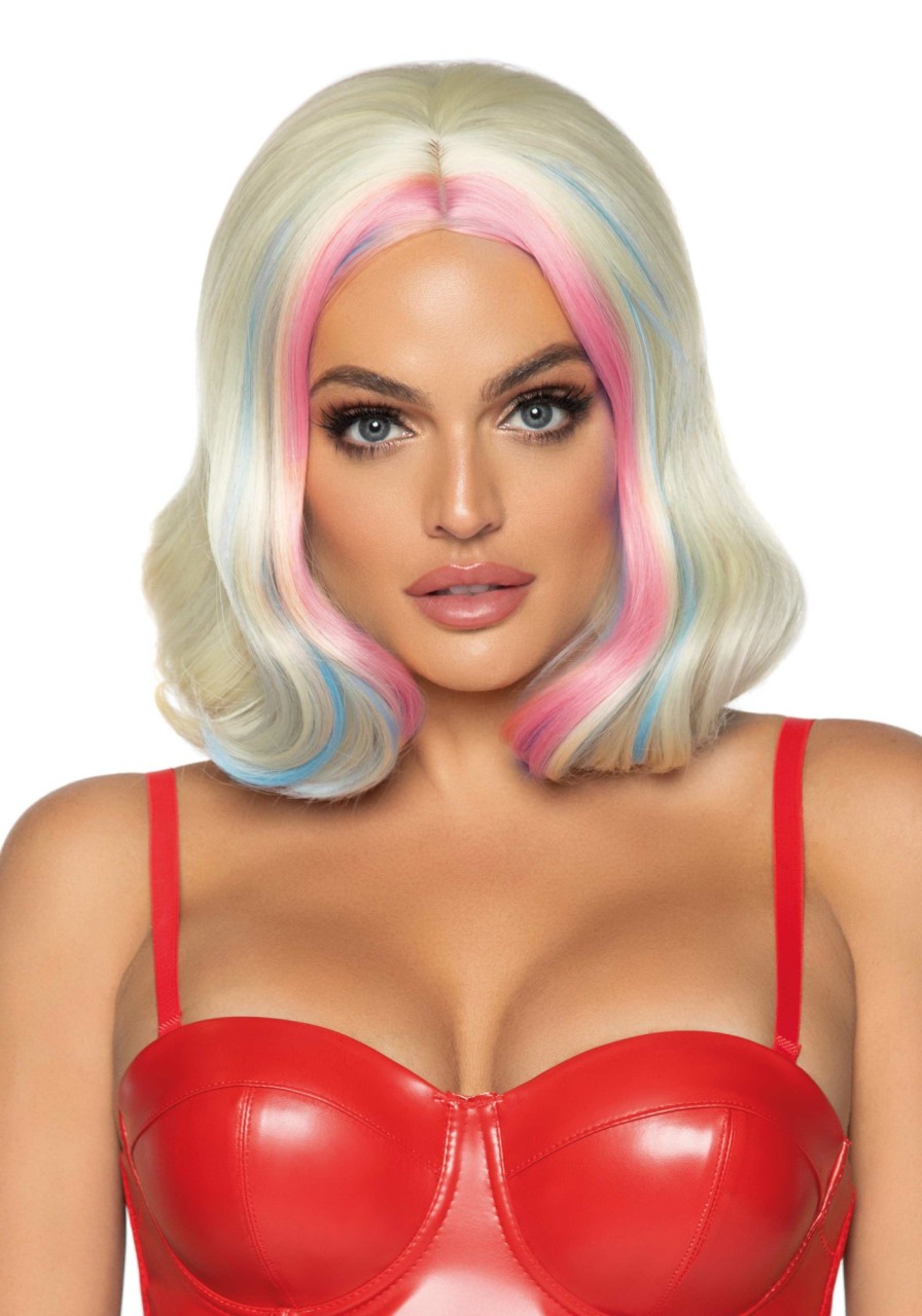 Accessories Leg Avenue | Harley Wavy Bob Wig Blond