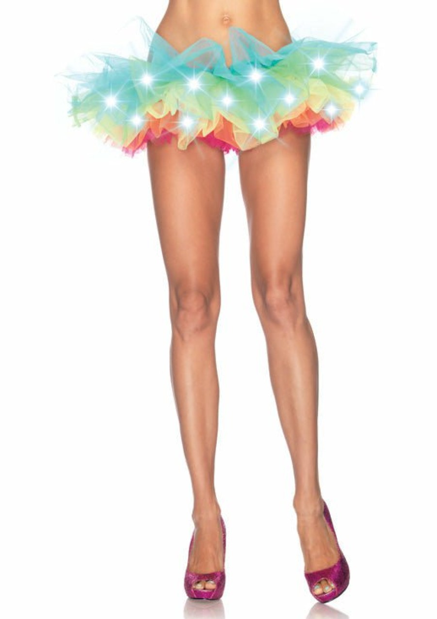 Accessories Leg Avenue | Led Light Up Tutu Multicolor