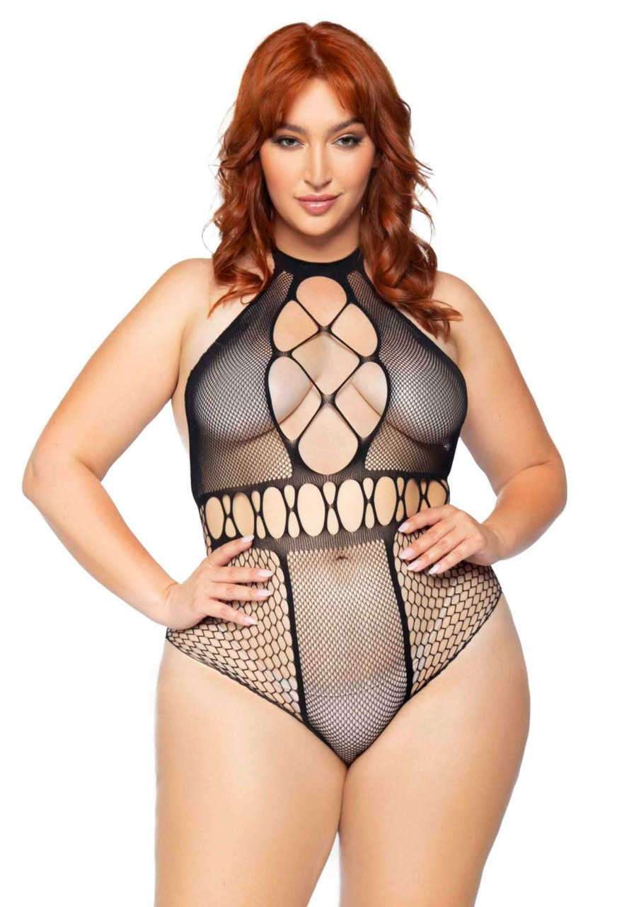 Lingerie Leg Avenue | Naadloze Bodysuit + Zwart