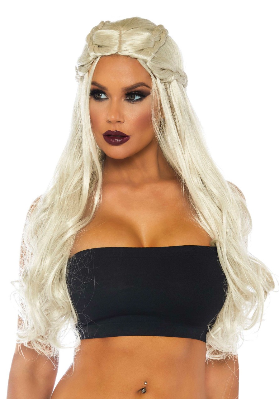 Accessories Leg Avenue | Braided Long Wavy Wig Blond