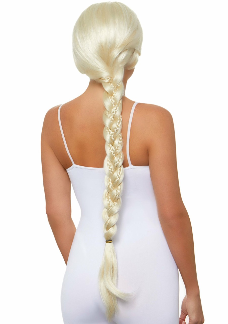 Accessories Leg Avenue | Long Duel Braid Wig Blond