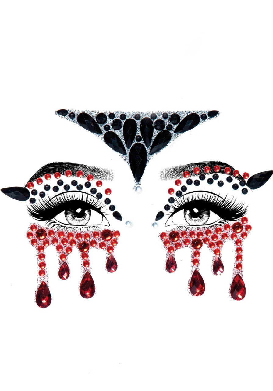 Accessories Leg Avenue | Vampire Face Jewels Sticker Multicolor