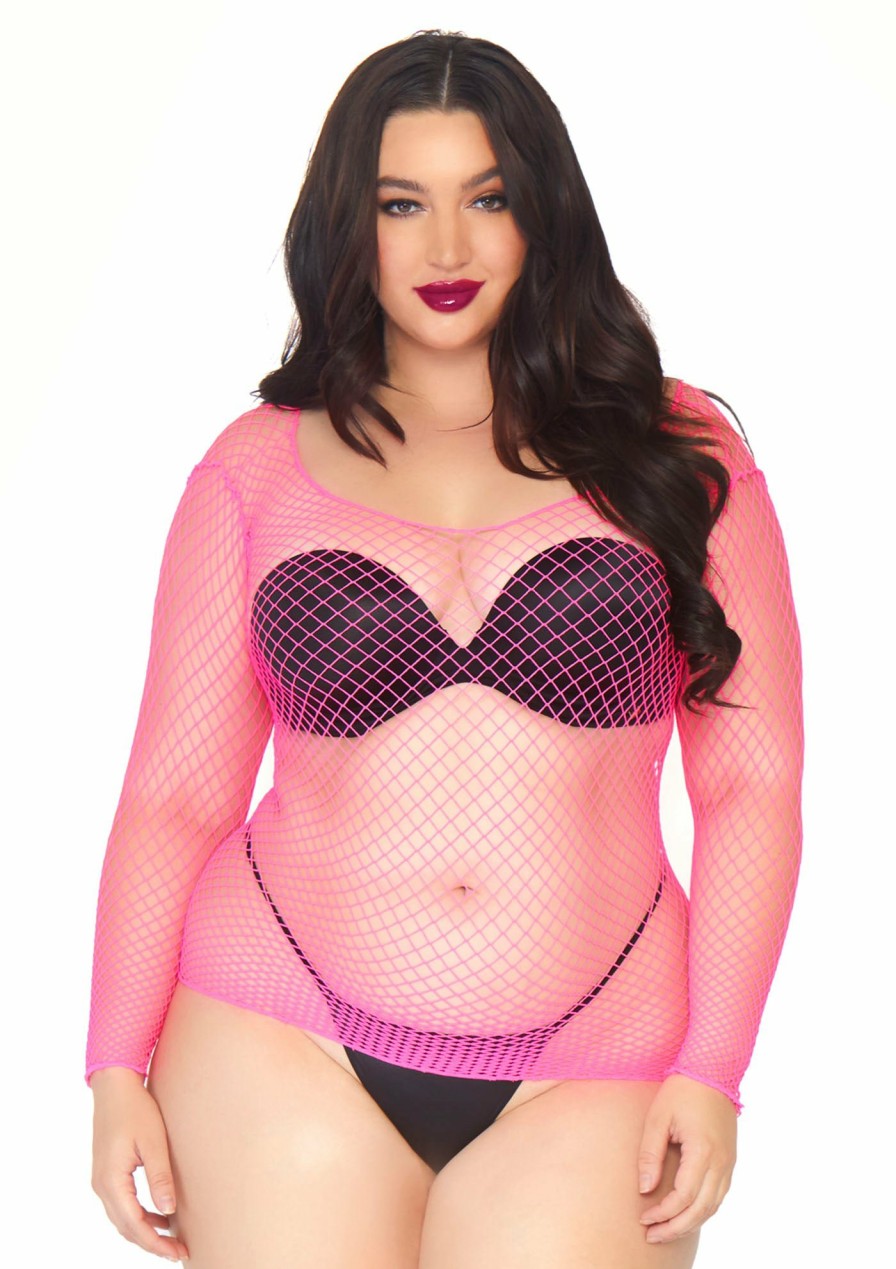 Lingerie Leg Avenue | Sleeved Industrial Net Shirt +