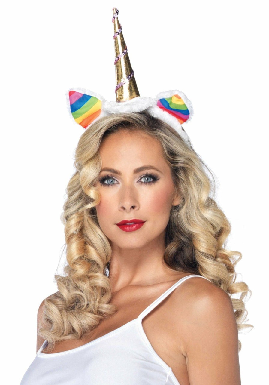 Accessories Leg Avenue | Rainbow Unicorn Headband Multicolor