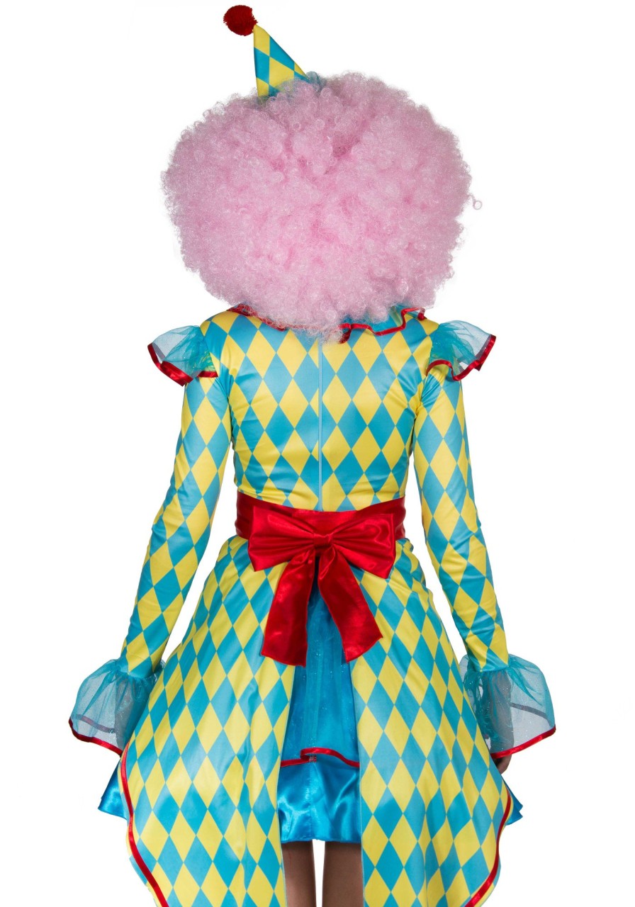 Kostuums Leg Avenue | Deluxe Carnaval Clown Kostuum Multicolor