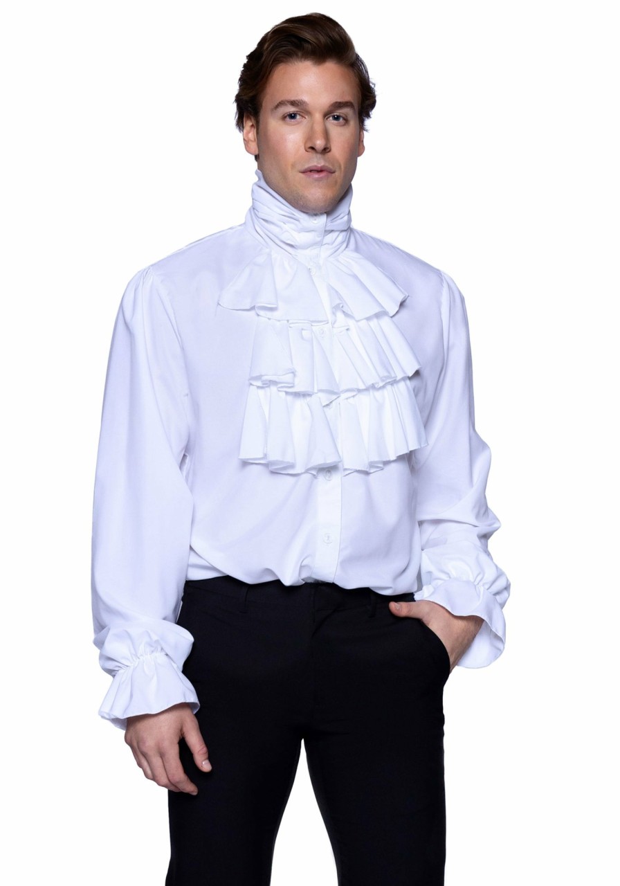 Kostuums Leg Avenue | Ruffle Front Shirt