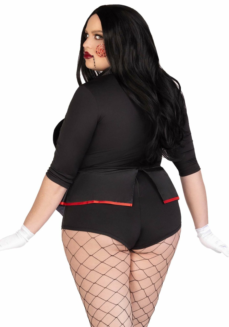 Kostuums Leg Avenue | Puppet Poppen Kostuum Plus Size Black, White