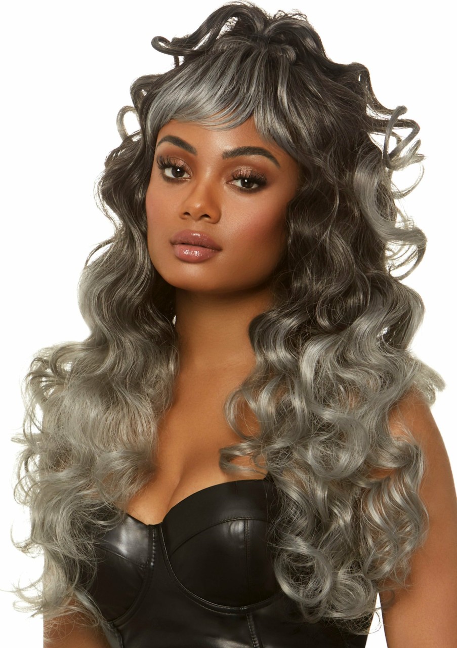 Accessories Leg Avenue | Long Curly Wispy Bang Wig