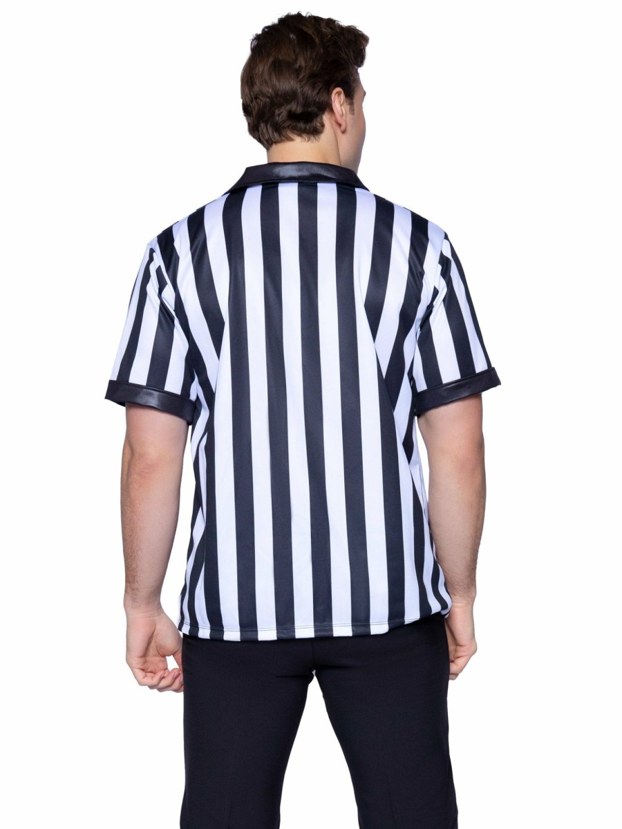 Kostuums Leg Avenue | Men'S Referee Shirts Zwart, Wit