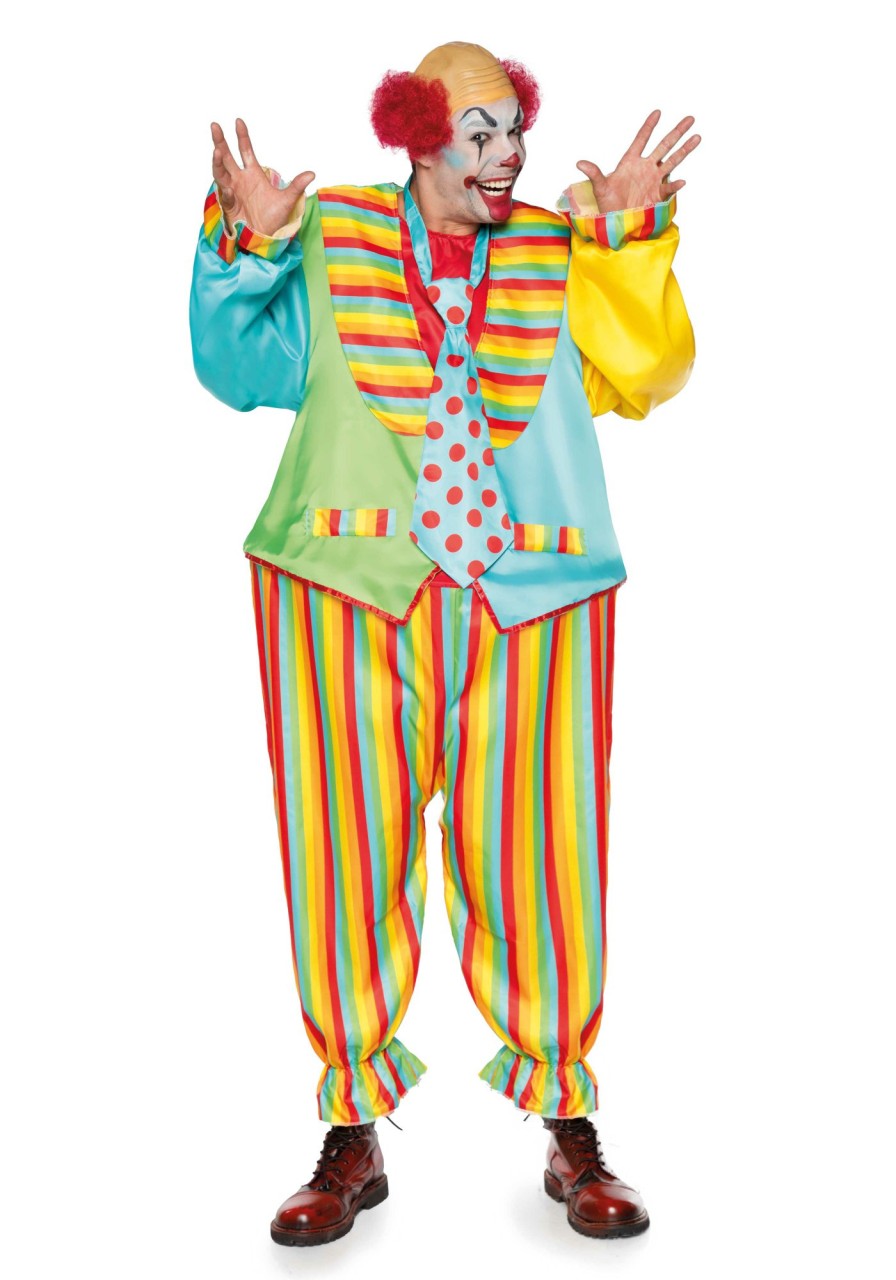 Kostuums Leg Avenue | Circus Clown Jumpsuit Multicolor