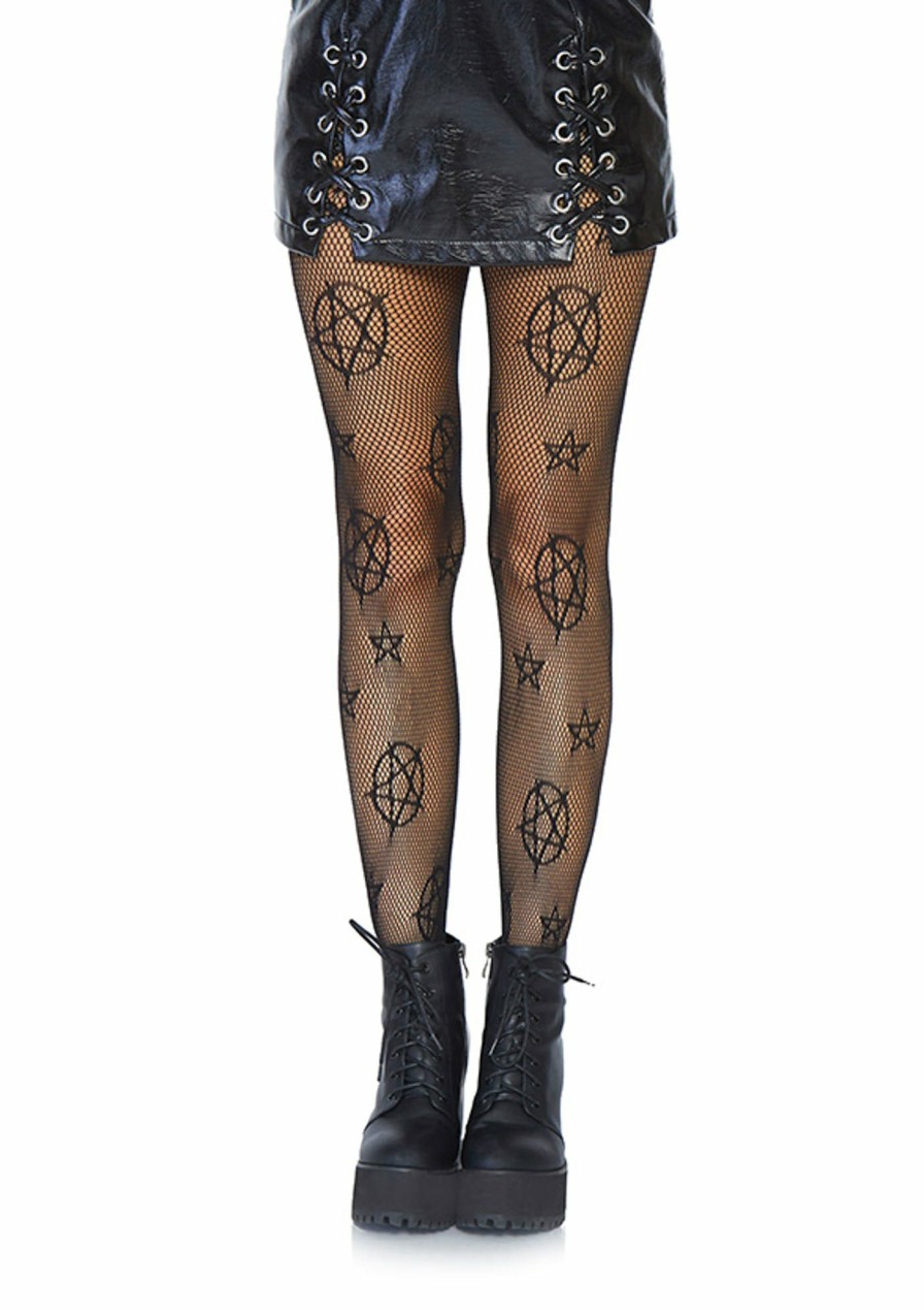 Accessories Leg Avenue | Occult Net Panty Zwart