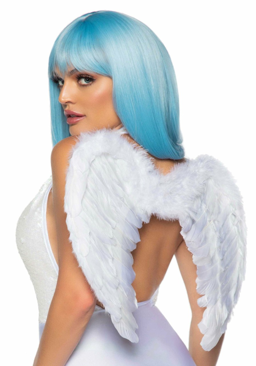 Accessories Leg Avenue | Marabou Feather Angel Wings Wit