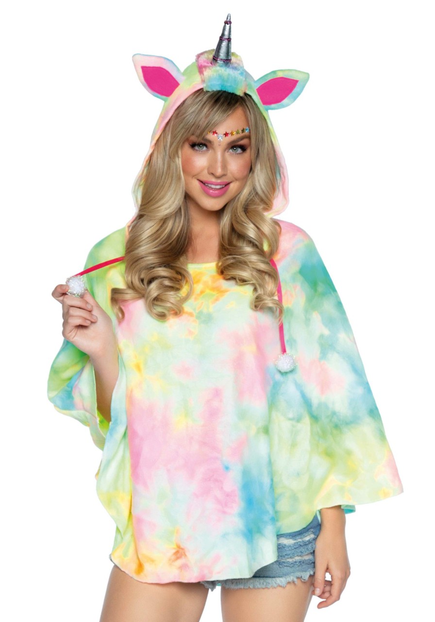 Kostuums Leg Avenue | Unicorn Poncho Multicolor