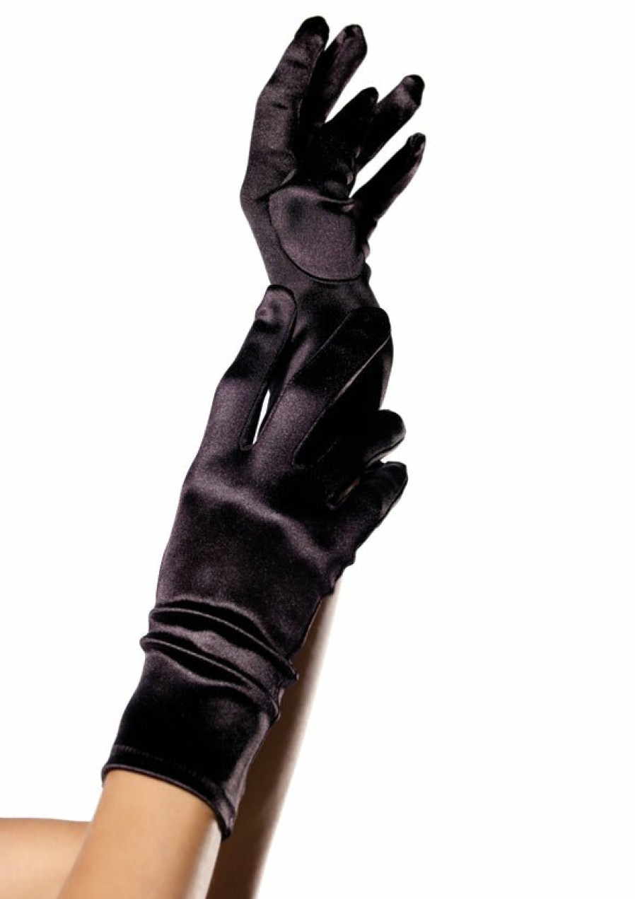 Accessories Leg Avenue | Wrist Length Satin Gloves