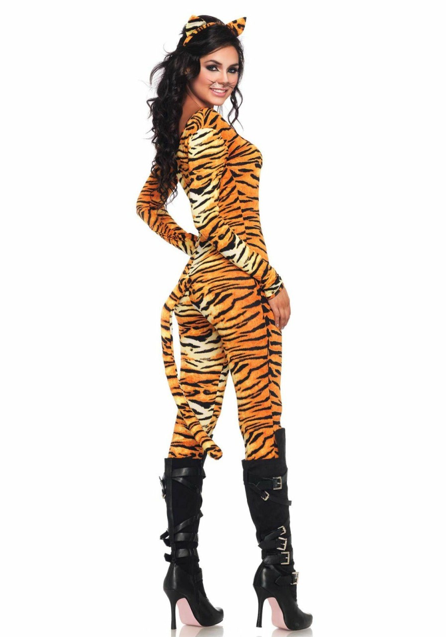 Kostuums Leg Avenue | Wild Tigress Oranje, Zwart