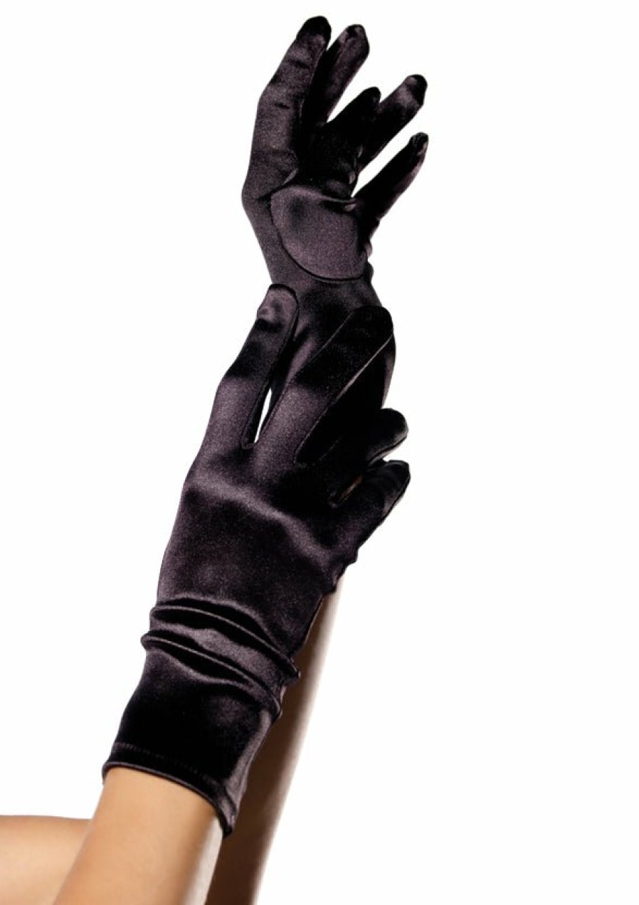 Accessories Leg Avenue | Wrist Length Satin Gloves