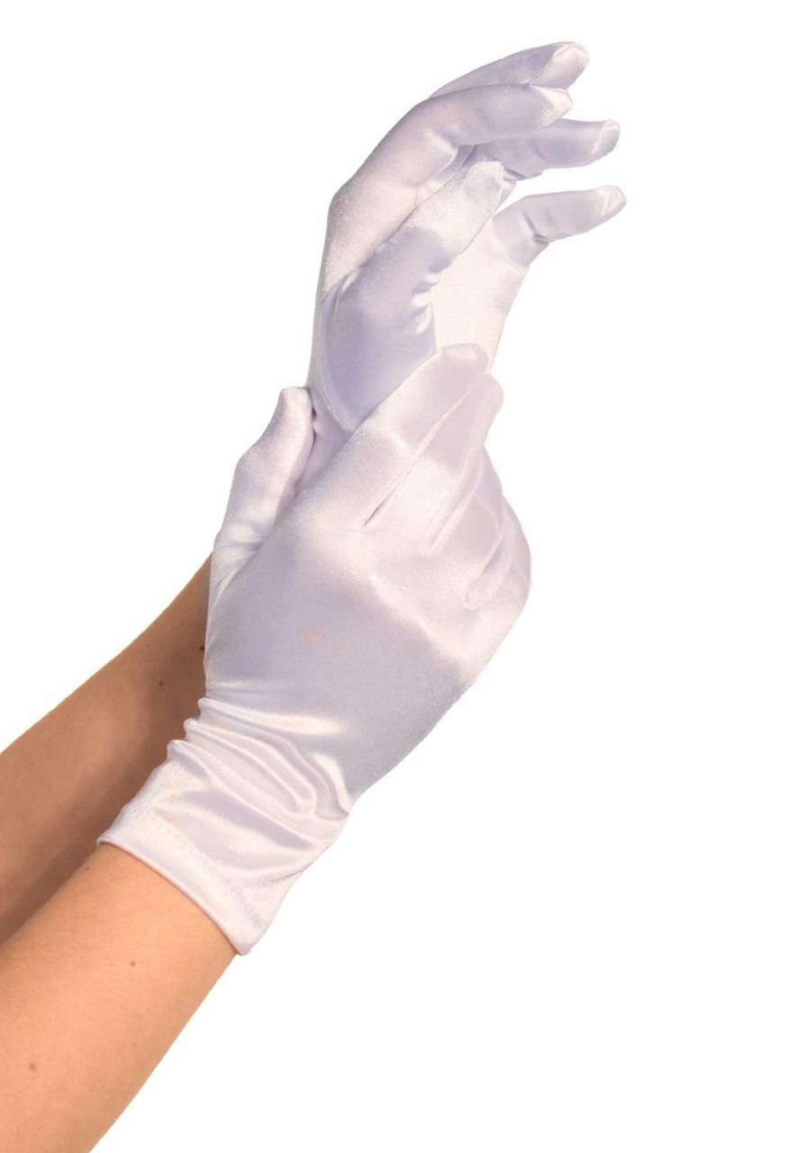 Accessories Leg Avenue | Wrist Length Satin Gloves