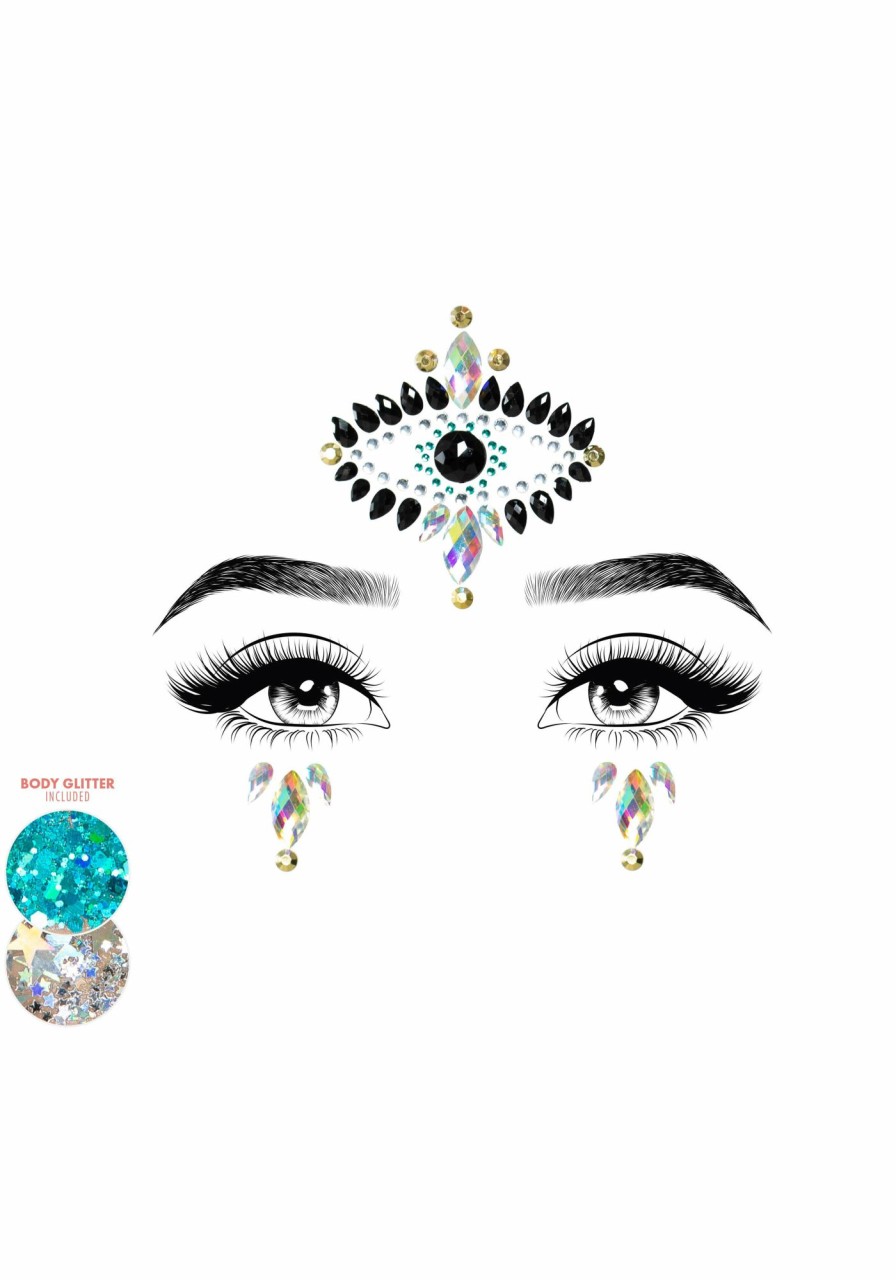 Accessories Leg Avenue | Divinity Face Jewels Sticker Multicolor