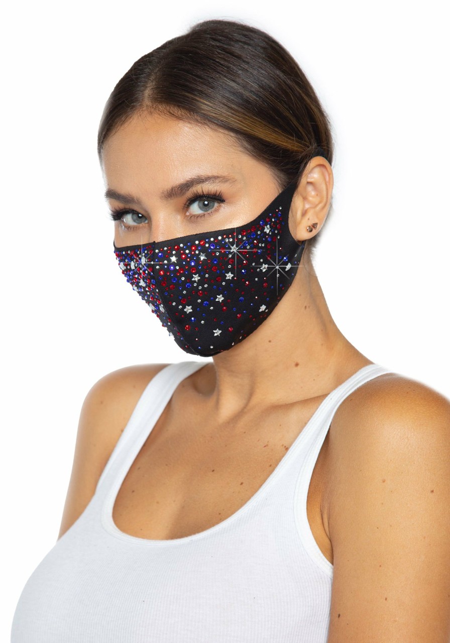 Accessories Leg Avenue | Liberty Strass Gezichtsmasker Multicolor