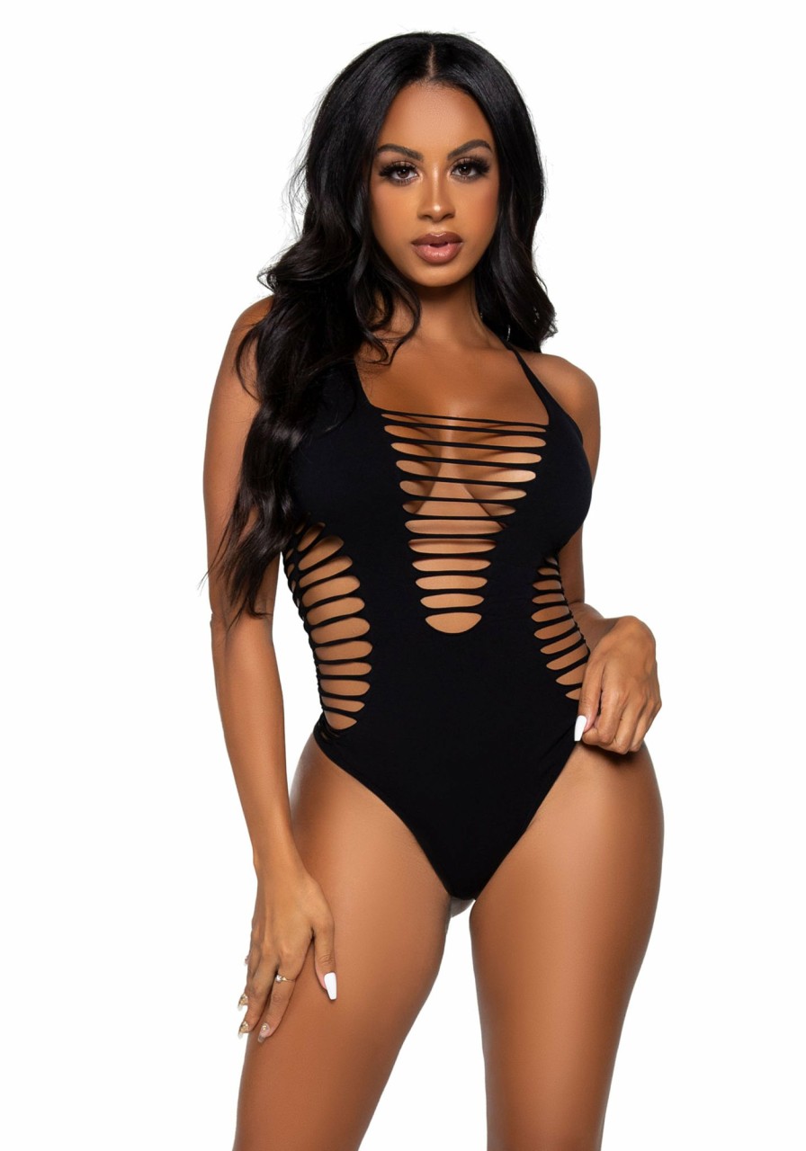 Lingerie Leg Avenue | Reckless Behavior String Bodysuit