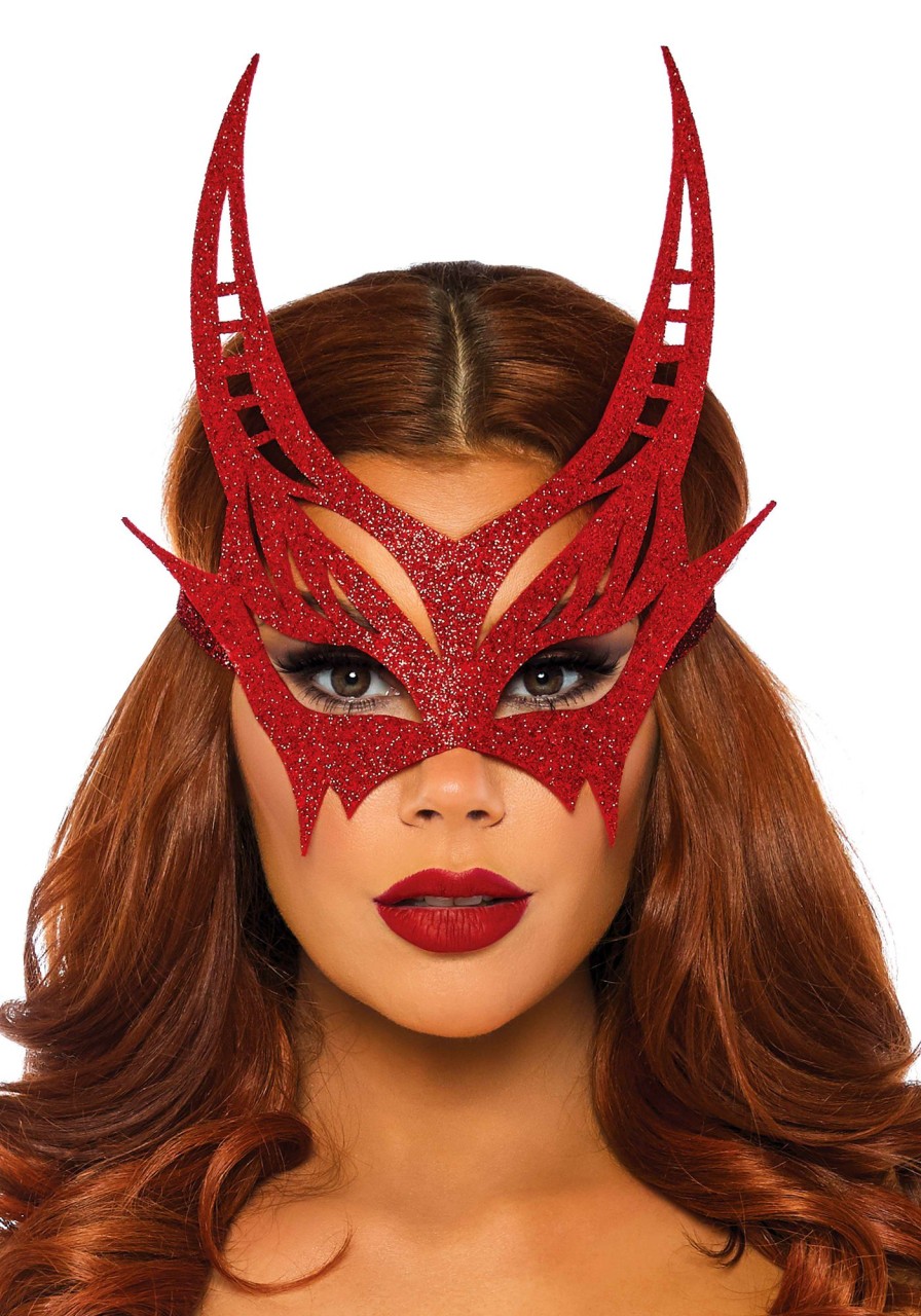 Accessories Leg Avenue | Glitter Devil Mask